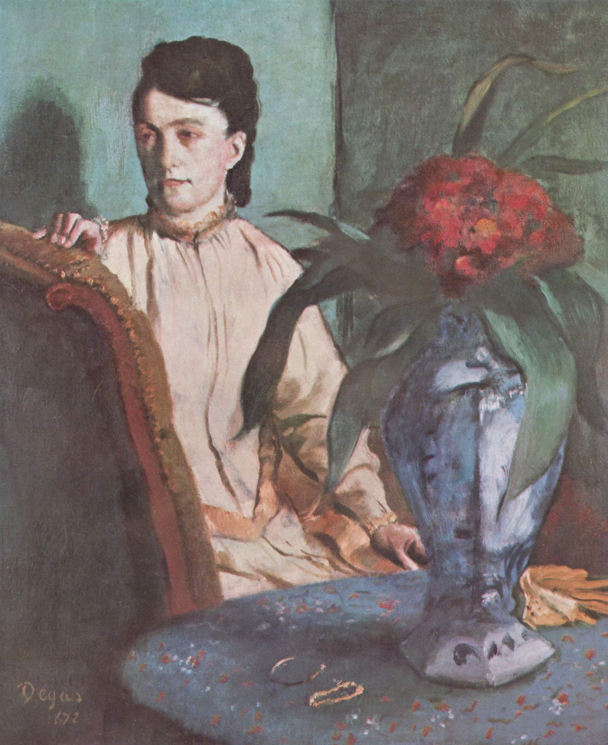 Woman with the Oriental Vase 1872